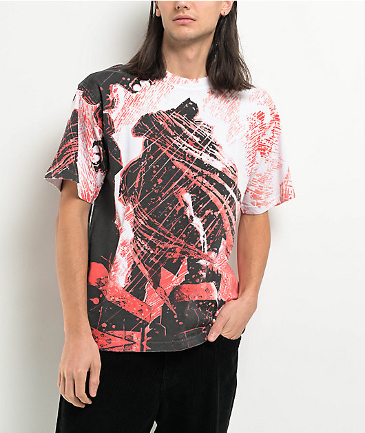Welcome x Batman Gargoyle White Knit T-Shirt | Zumiez Welcome x Batman Gargoyle White Knit T-Shirt | Zumiez