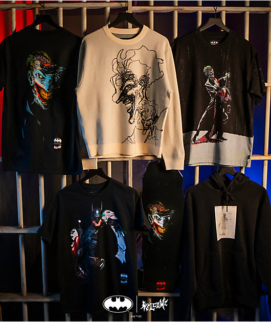 Welcome x Batman Joker Natural Sweater | Zumiez