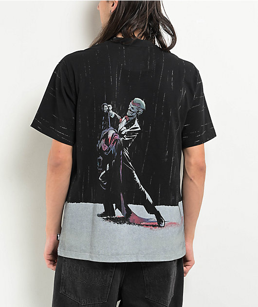 Welcome x Batman Rain Dance Black Knit T-Shirt