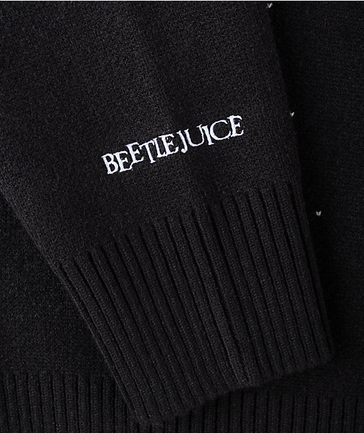 Welcome x Beetlejuice Lydia Black Sweater | Zumiez