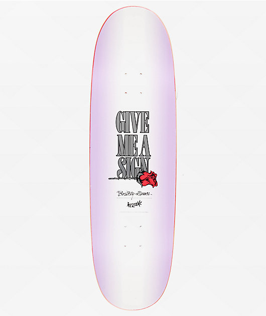 Welcome x Britney Spears Angel On Boline 9.5" Skateboard Deck