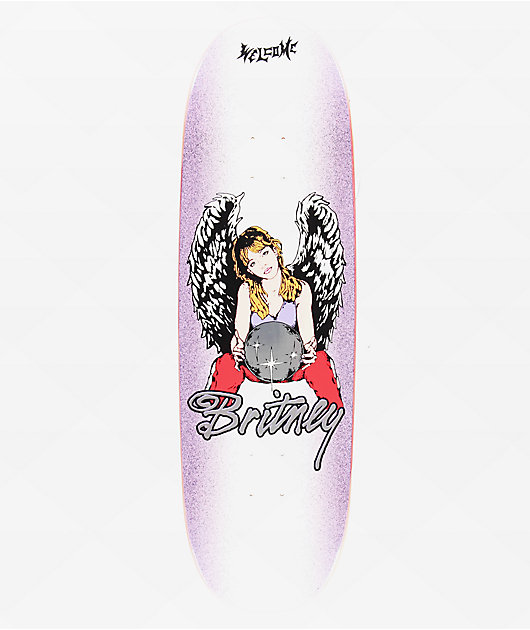 Welcome x Britney Spears Angel On Boline 9.5" Skateboard Deck