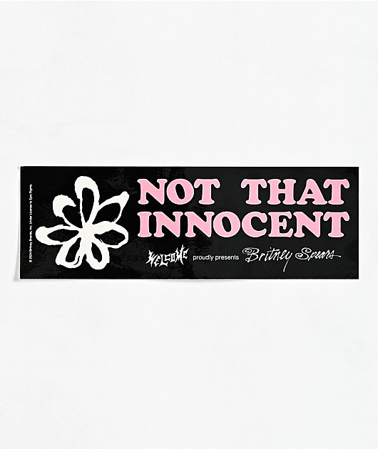 Welcome x Britney Spears Not That Innocent Sticker