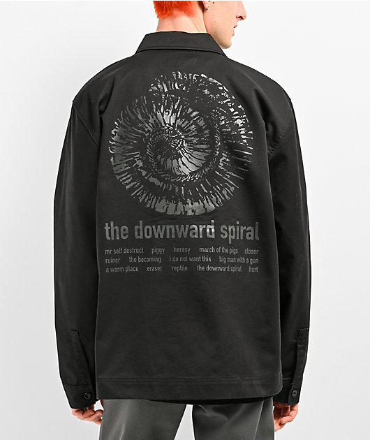 Welcome x Nine Inch Nails Ruiner Black Work Jacket | Zumiez