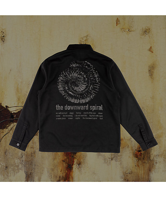 Welcome x Nine Inch Nails Ruiner Black Work Jacket | Zumiez