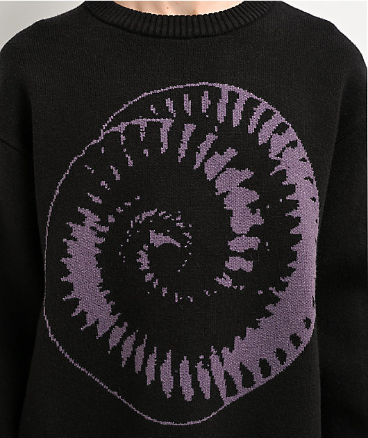 Welcome x Nine Inch Nails Spiral Black Knit Sweater