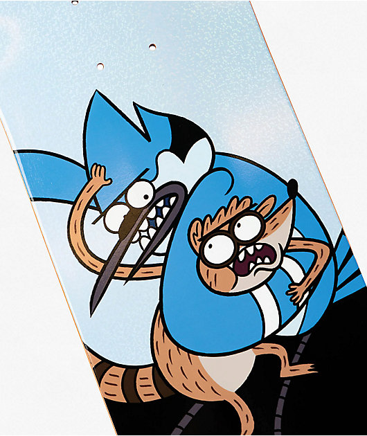 Welcome x Regular Show Fight 8.25" Skateboard Deck