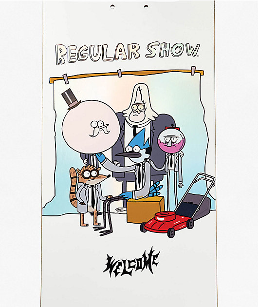 Welcome x Regular Show Group Portrait 8.5" Skateboard Deck