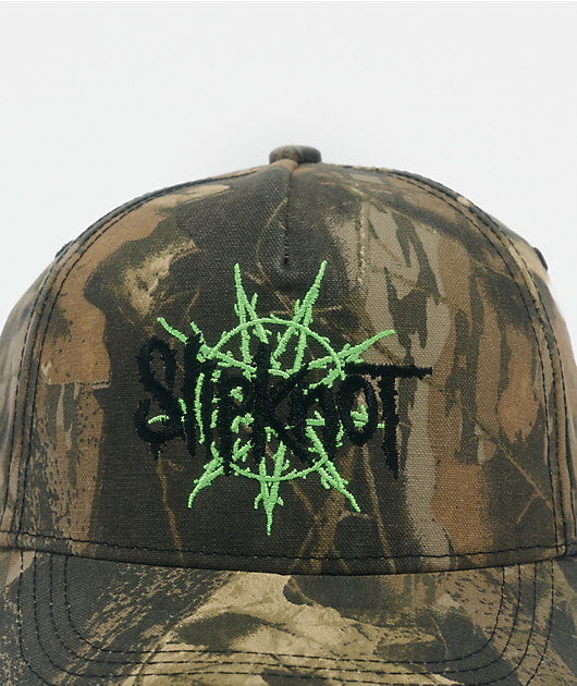 【SALE中】Knosis Tシャツ XXL & バケットハット 2点セット Welcome x Slipknot Nonagram Camo Strapback Hat | Zumiez
