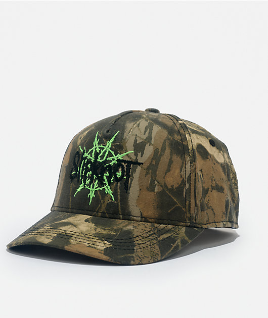 Welcome x Slipknot Nonagram Camo Strapback Hat | Zumiez
