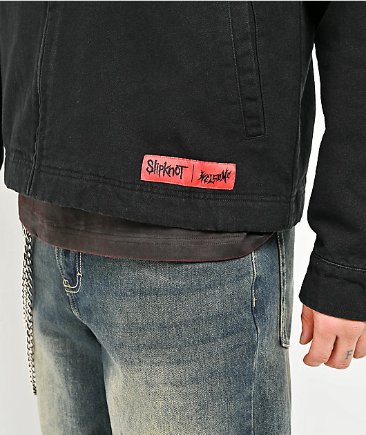 Welcome x Slipknot Self Titled Black Canvas Jacket | Zumiez