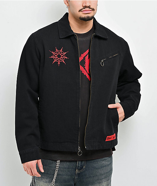 Welcome x Slipknot Self Titled Black Canvas Jacket | Zumiez