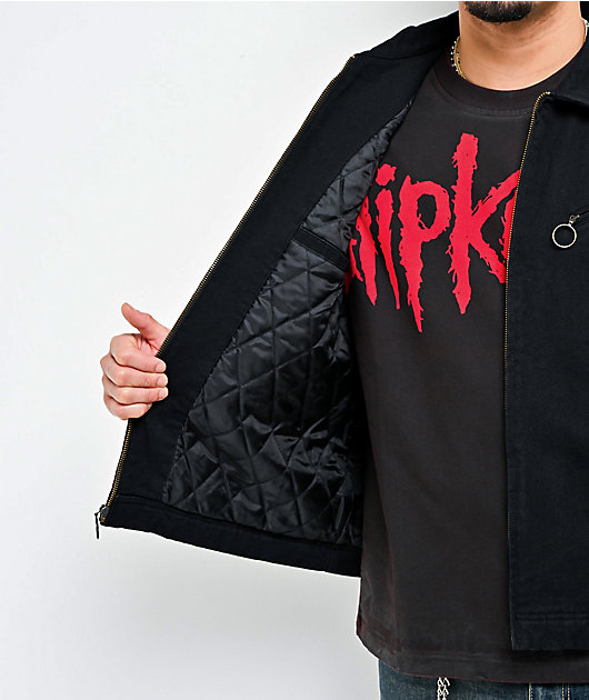 Welcome x Slipknot Self Titled Black Canvas Jacket | Zumiez