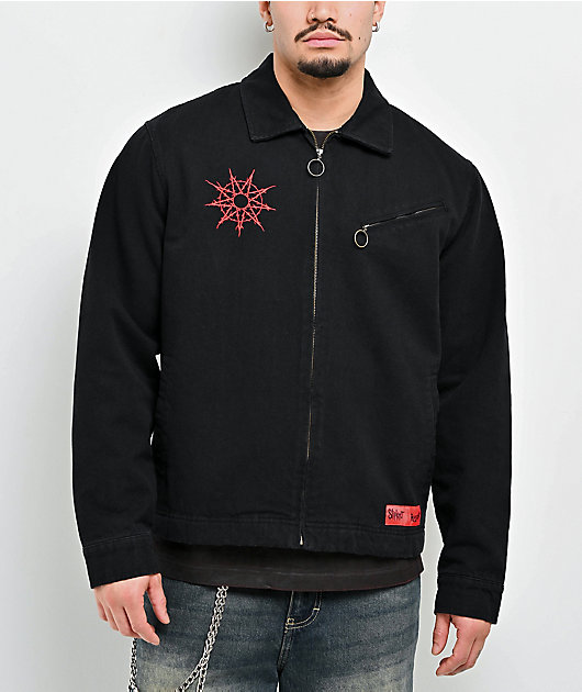 Welcome x Slipknot Self Titled Black Canvas Jacket | Zumiez