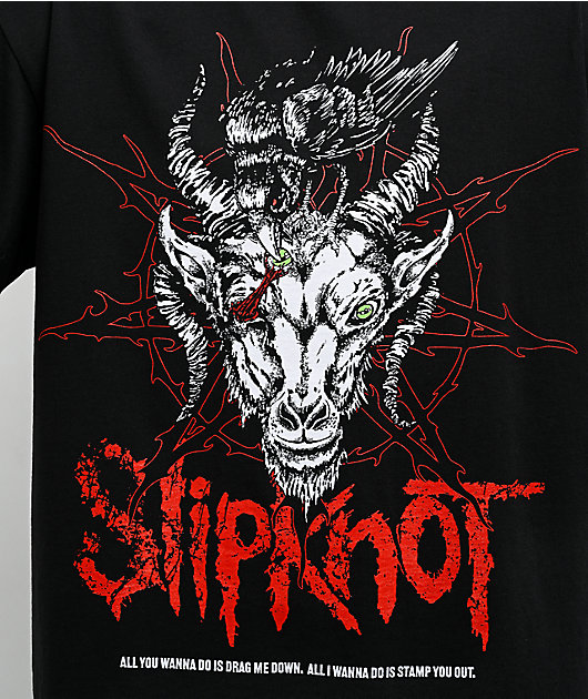 Welcome x Slipknot Spit It Out Black T-Shirt | Zumiez