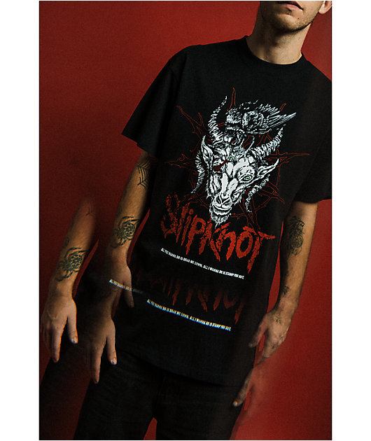 Welcome x Slipknot Spit It Out Black T-Shirt | Zumiez