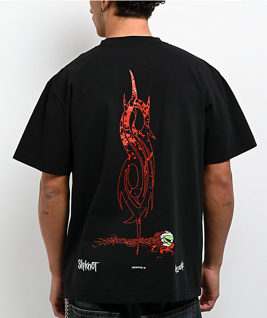 Welcome x Slipknot Spit It Out Black T-Shirt | Zumiez