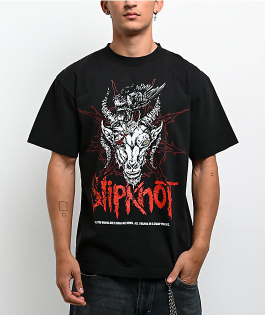 Welcome x Slipknot Spit It Out Black T-Shirt | Zumiez