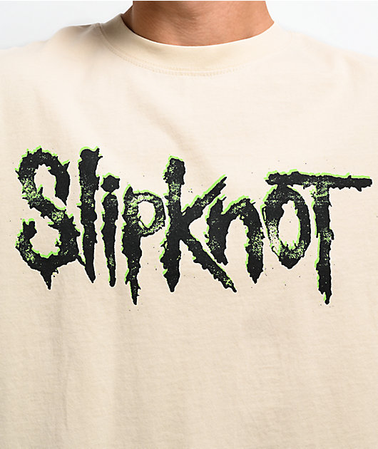 Welcome x Slipknot Tomorrow Beige Boxy T-Shirt | Zumiez