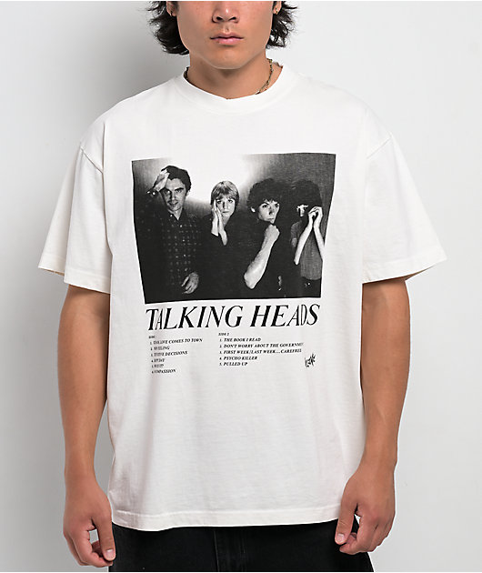 Welcome x Talking Heads Track List White T-Shirt | Zumiez