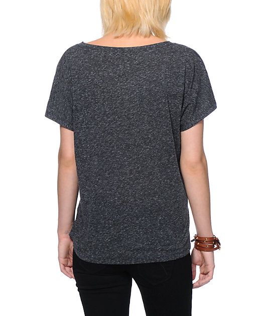 Wenanami Triad Charcoal Dolman T-Shirt