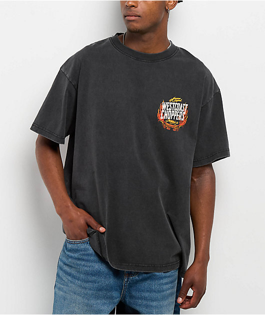 West Coast Choppers Gold Standard Black Wash T-Shirt | Zumiez