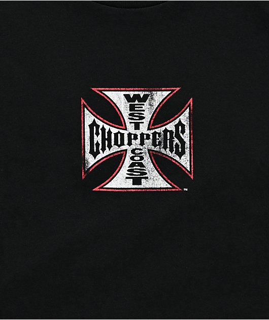 West Coast Choppers Kids Flat Logo Black T-Shirt