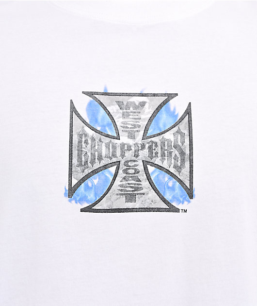 West Coast Choppers Scorched White T-Shirt