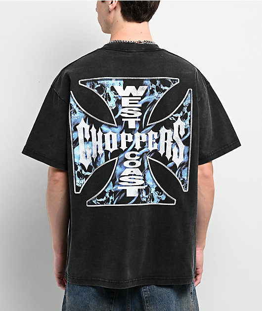 West Coast Choppers Spirits Black Wash T-Shirt | Zumiez