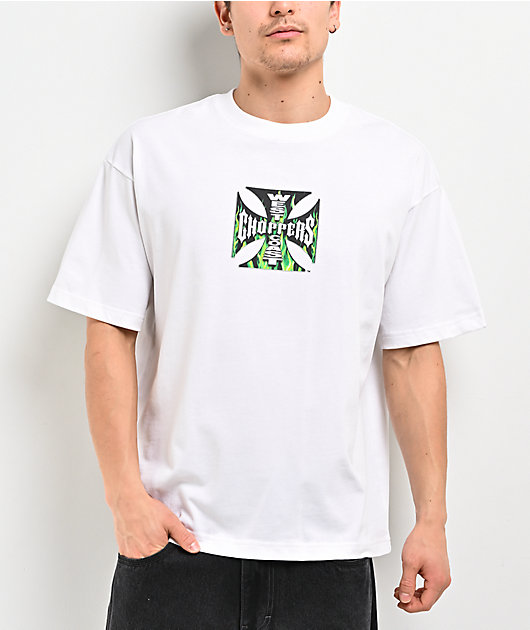 West Coast Choppers Weathered White T-Shirt