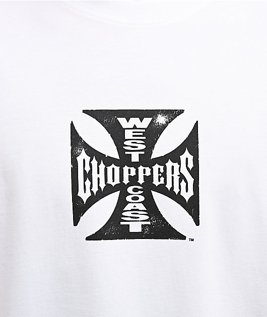 West Coast Choppers Weathered White T-Shirt