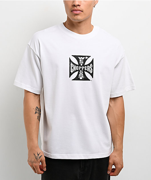 West Coast Choppers Weathered White T-Shirt