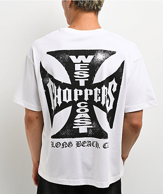 West Coast Choppers Weathered White T-Shirt