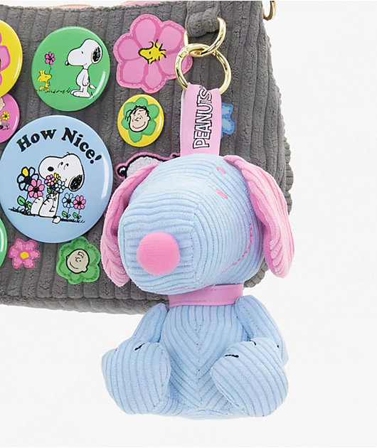 Whatever! x Peanuts Snoopy Sherbet Spring Corduroy Bag Charm Blind Box