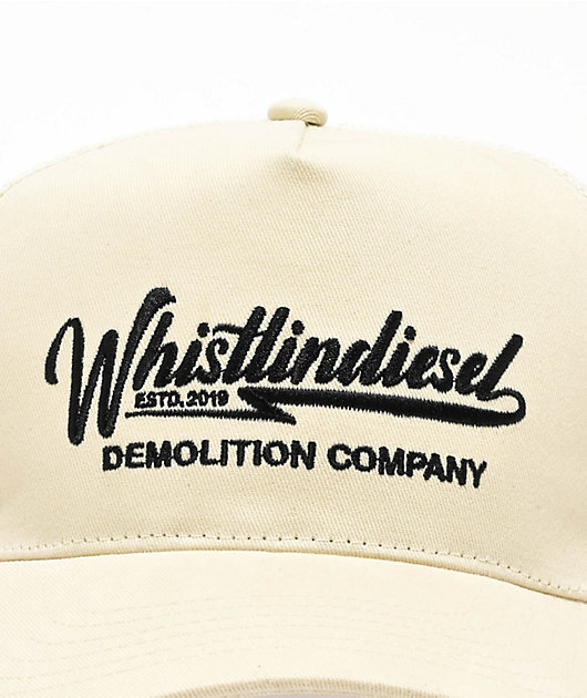 WhistlinDiesel Auto Shop White Trucker Hat | Zumiez