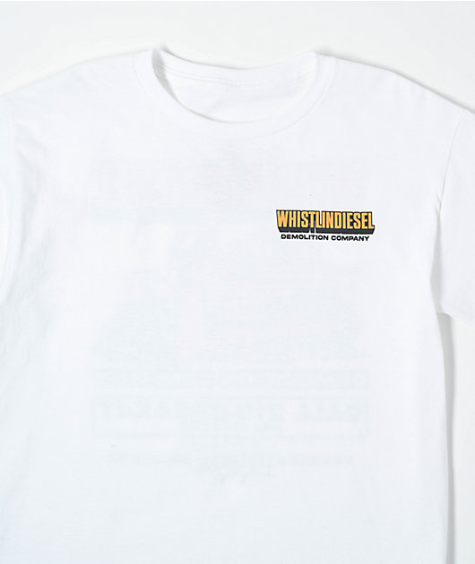 WhistlinDiesel Kids Break It White T-Shirt | Zumiez