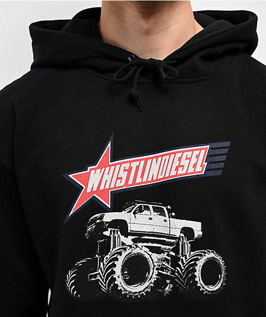 WhistlinDiesel Monstermax Black Hoodie Zumiez