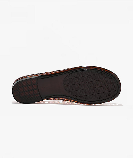 Wild Diva Bev Brown Mary Jane Jelly Shoes