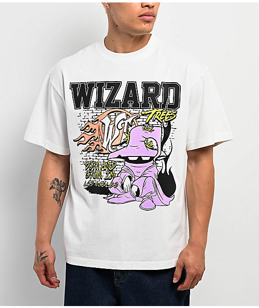 Wizard Trees Crouch White T-Shirt