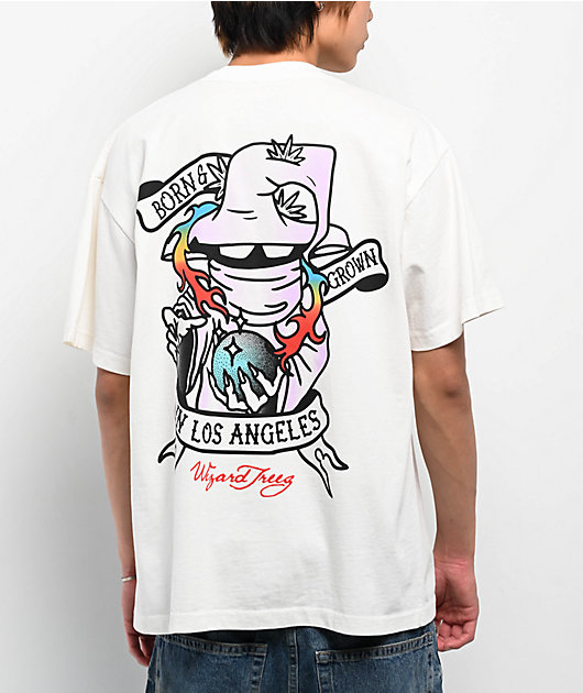 Wizard Trees Tattoo White t-Shirt | Zumiez