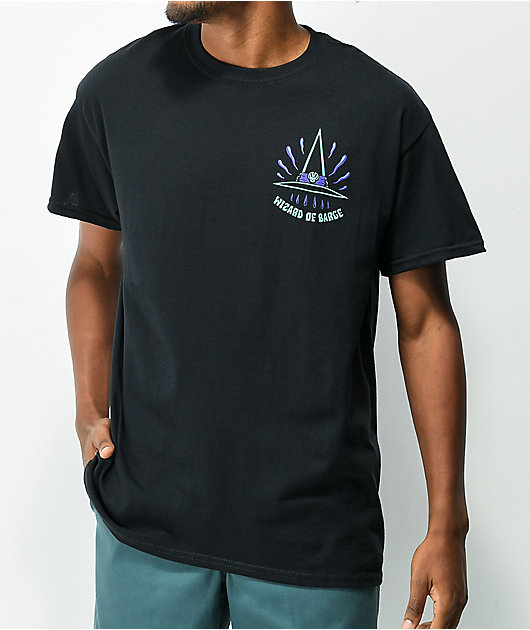 Wizard of Barge Castin' Spells Black T-Shirt