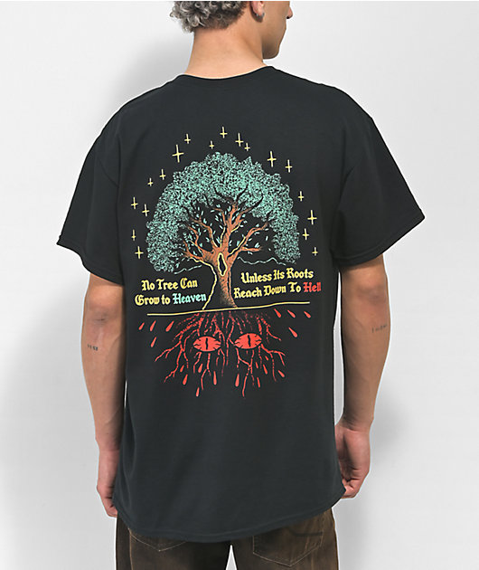 Wizard of Barge Duality Black T-Shirt | Zumiez