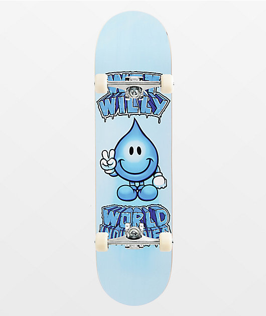 World Industries Ice Cold Wet Willy 8.25" Assembled Skateboard Complete