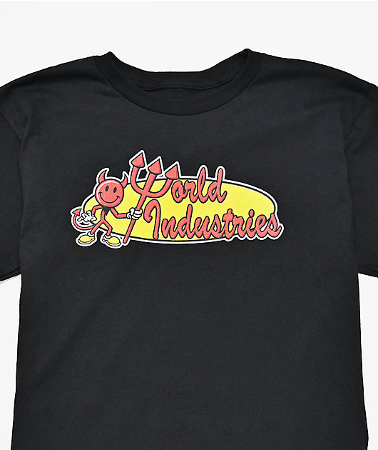 World Industries Kids Oval Black T-Shirt