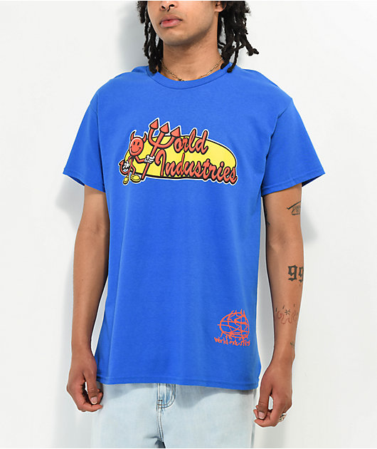 World industries skateboards Tシャツ ワールド World industries skateboards Tシャツ ワールド World