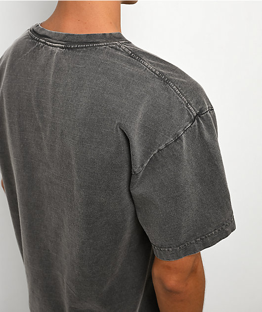 World Industries Oval Corp Grey Wash T-Shirt