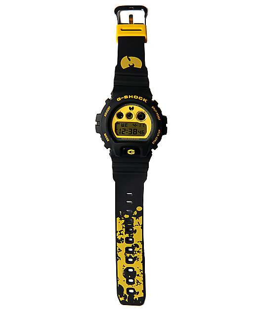 Wu Tang Clan X G Shock Dw 6900 Fs Black Yellow Watch Zumiez