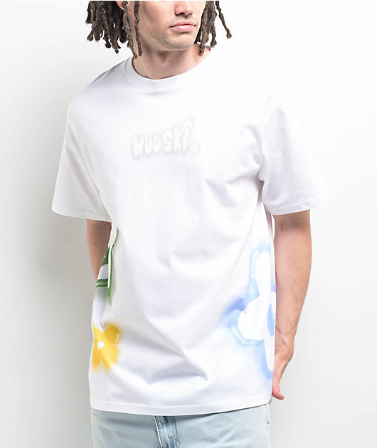 Wuuski Flower White T-Shirt | Zumiez