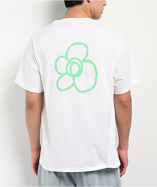 Wuuski Triple Flower White T-Shirt