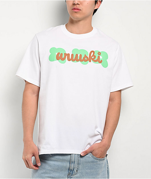 Wuuski Triple Flower White T-Shirt